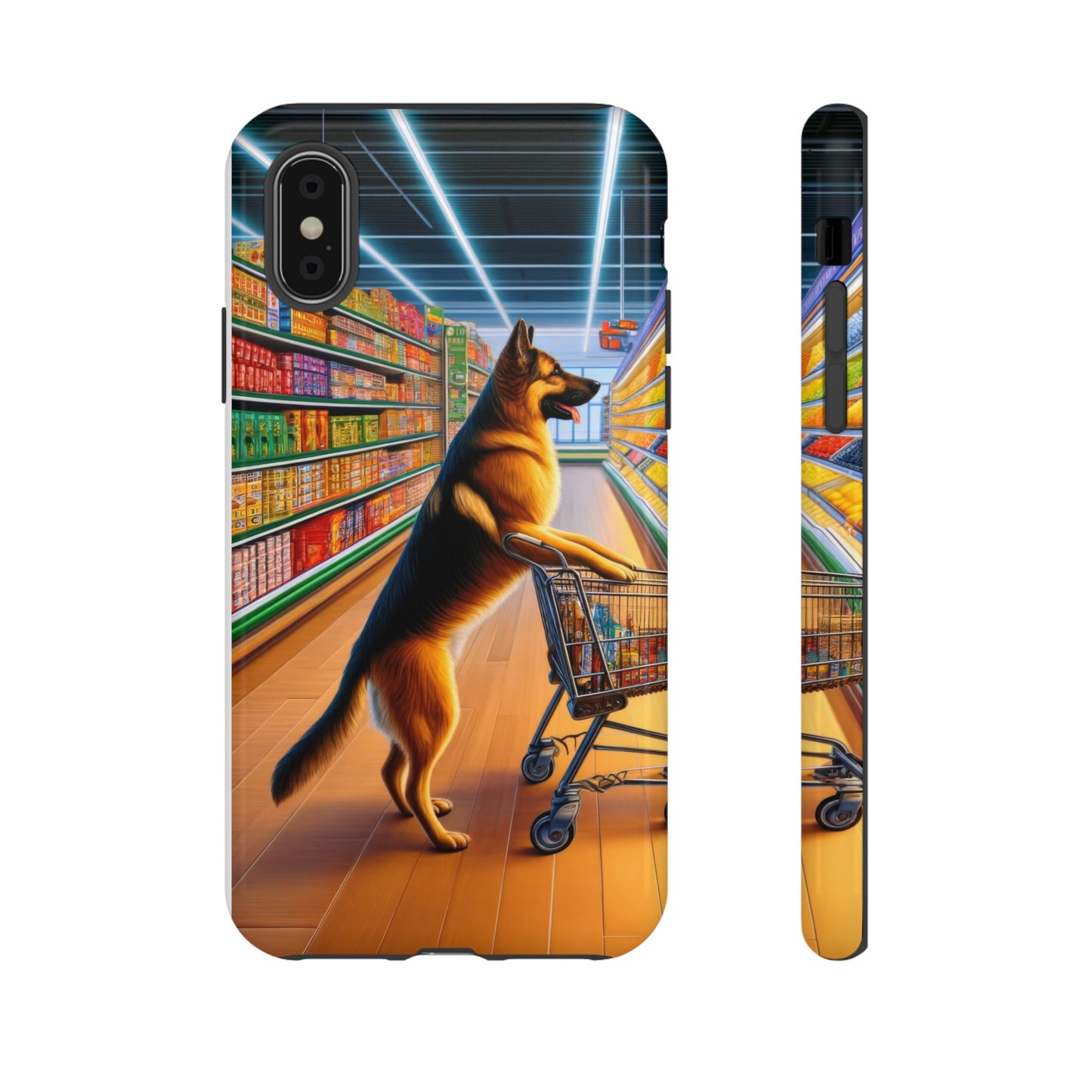 German Shepherd Shopping Phone Case