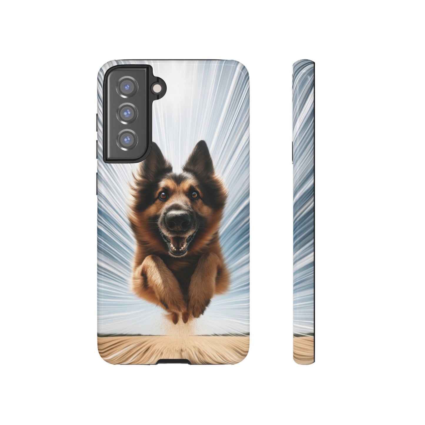 Motion blur German Shepherd Phone Case