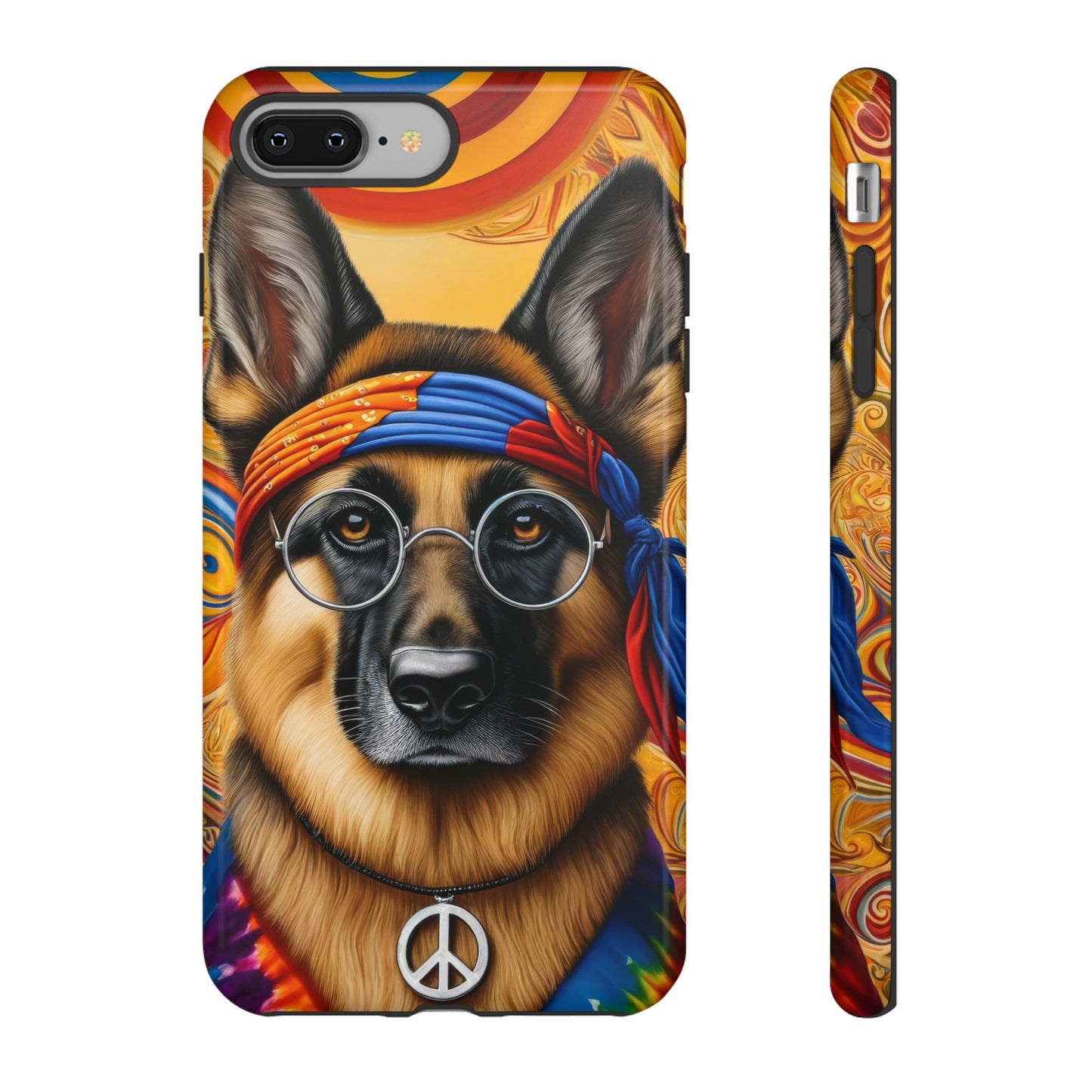 Hippie German Shepherd Tough Phone Case