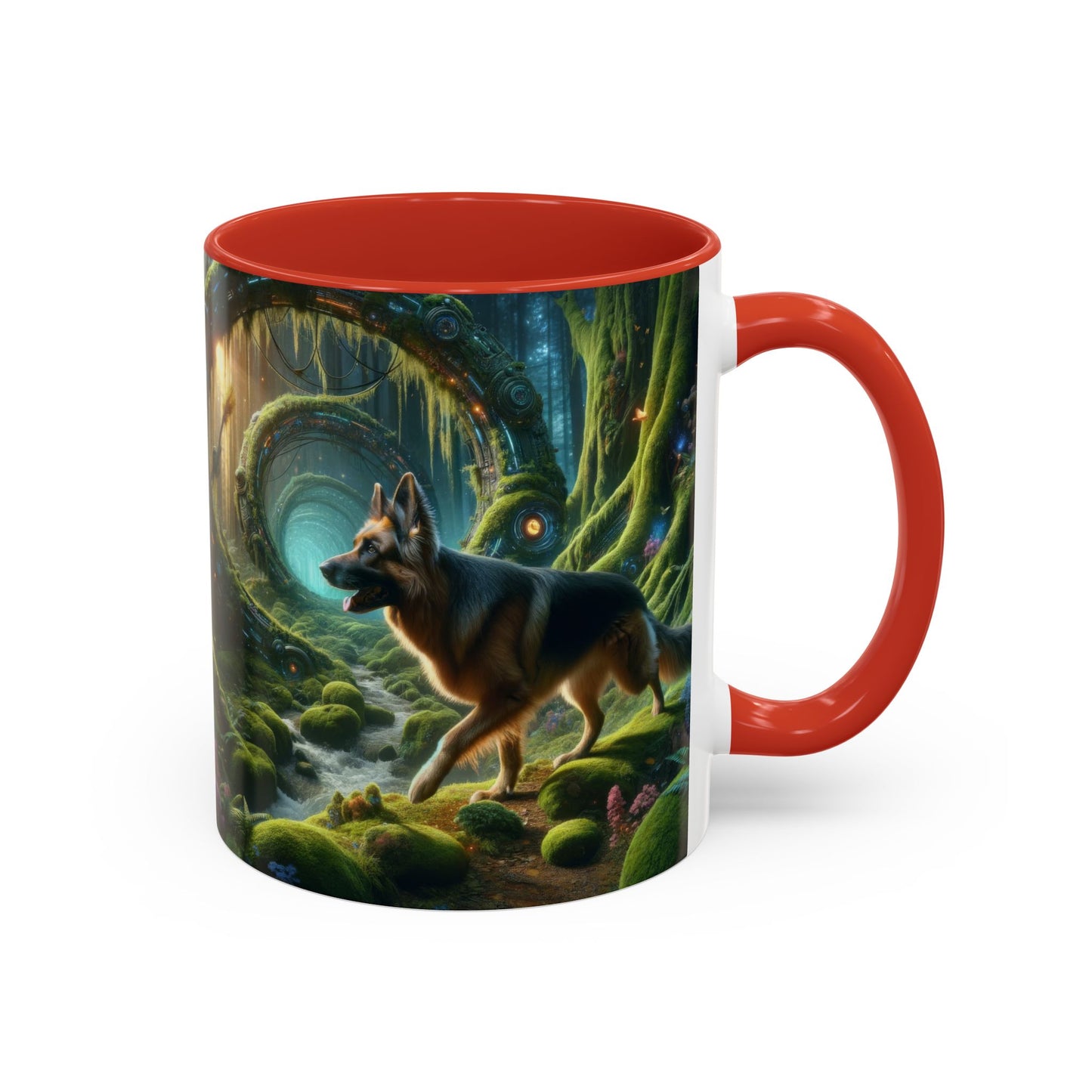 Sci-fi fantasy German Shepherd Coffee Mug