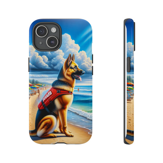 German Shepherd Lifeguard Phone Case