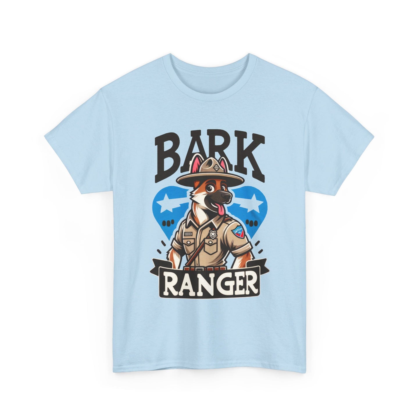 Bark Ranger On Duty T-Shirt (13 colors) (German Shepherd)