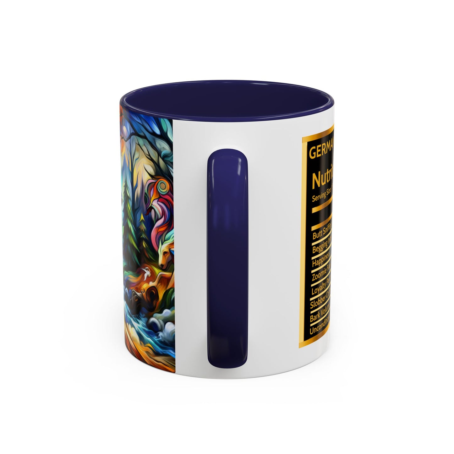 Fantasy and fauvism German Shepherd Coffee Mug