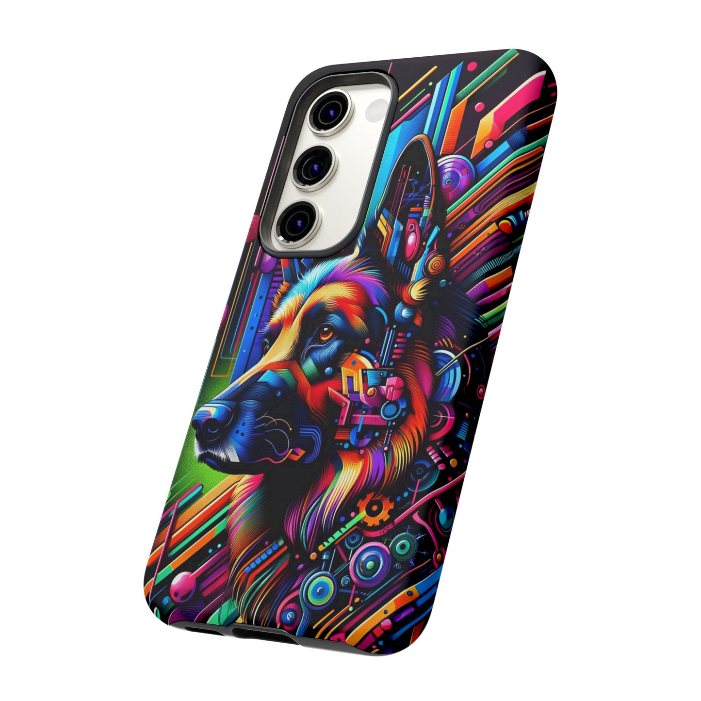 Constructivism and dadaism German Shepherd Phone Case