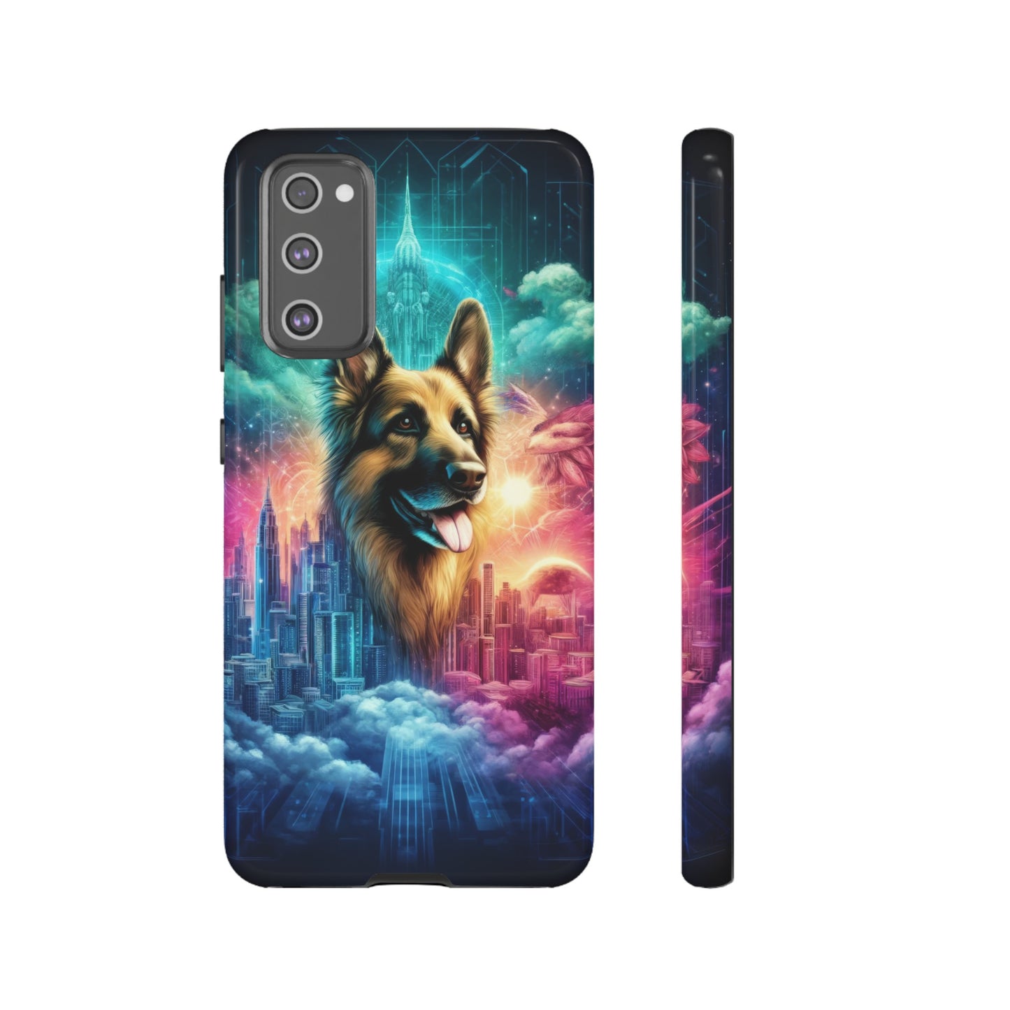 Dreamy fantasy German Shepherd Phone Case