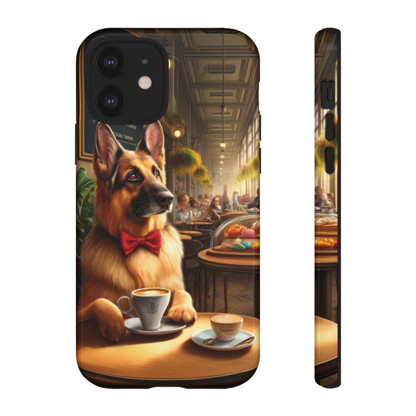 German Shepherd Drinking Phone Case