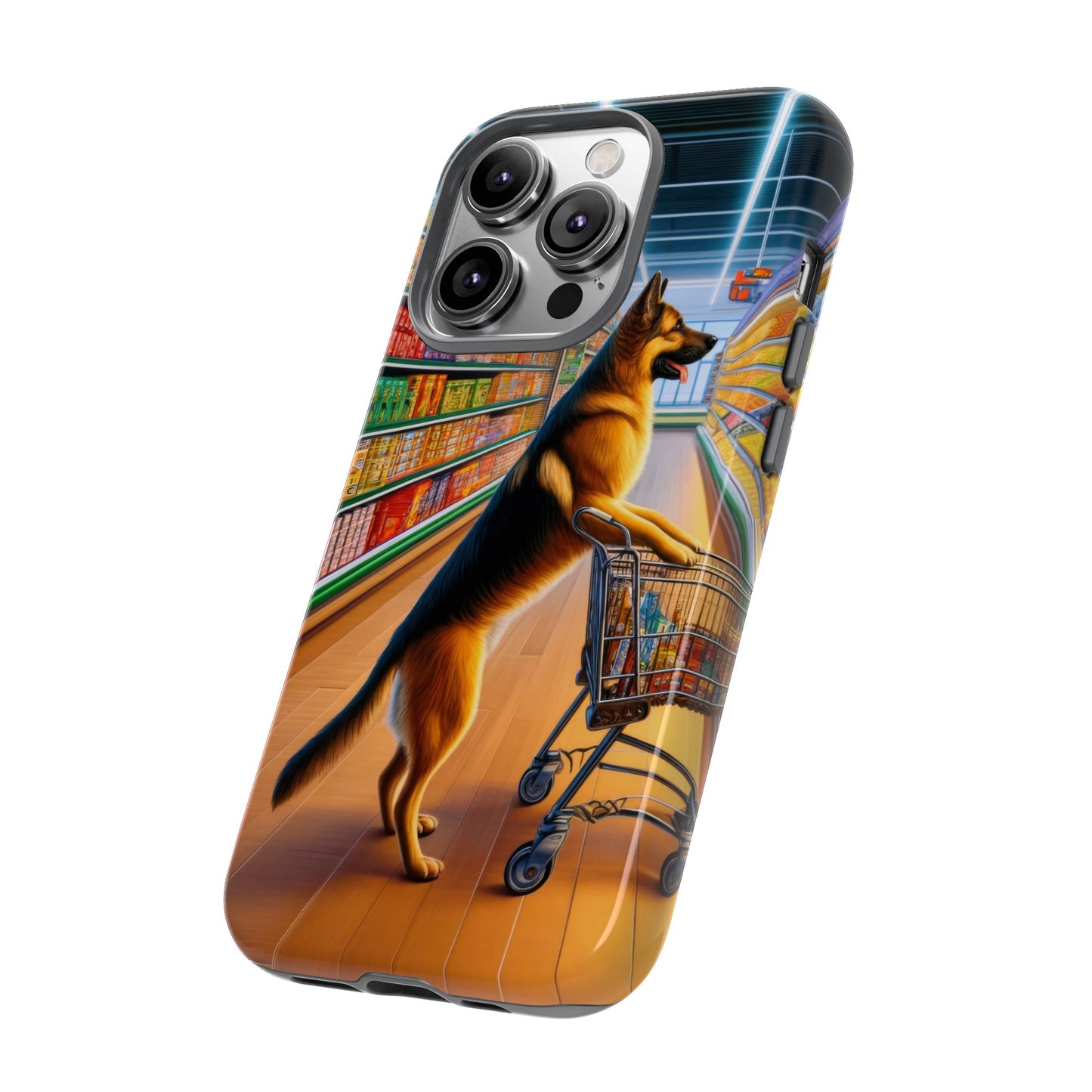 German Shepherd Shopping Phone Case