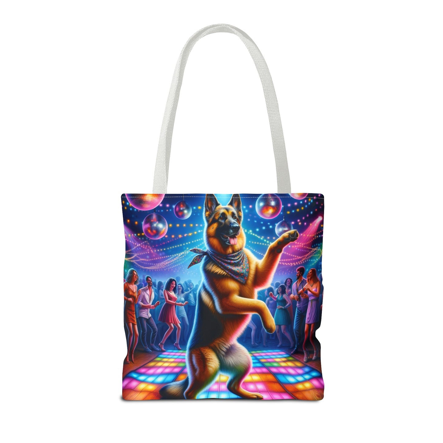 German Shepherd Dancing Tote Bag