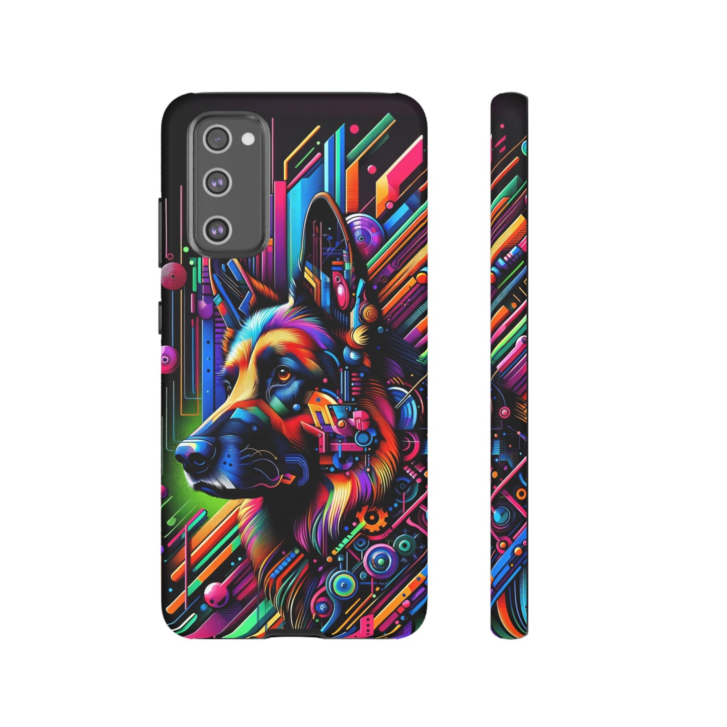 Constructivism and dadaism German Shepherd Phone Case