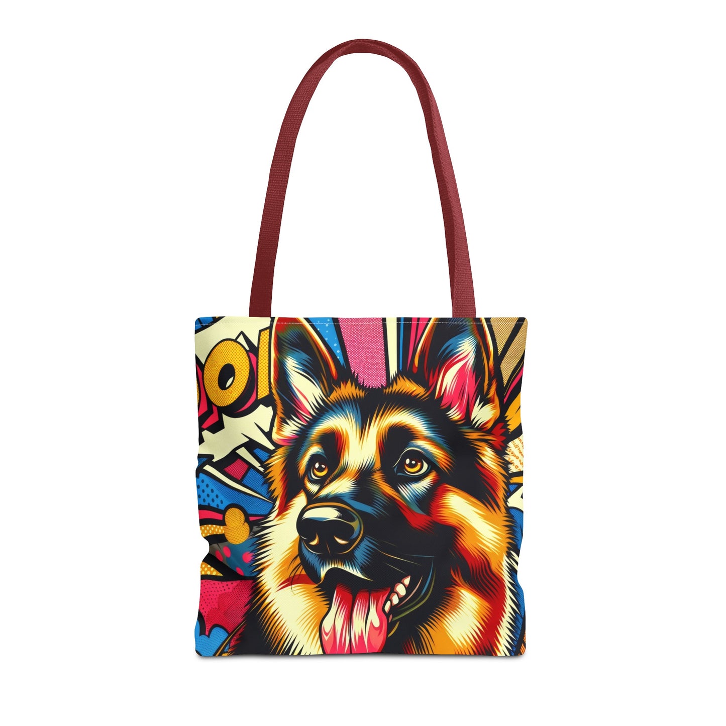 Anime style German Shepherd Tote Bag