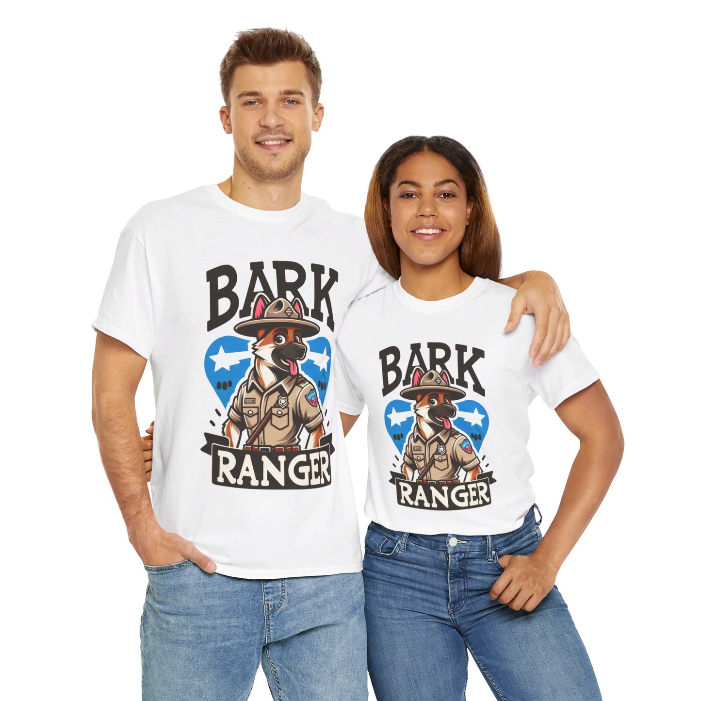 Bark Ranger On Duty T-Shirt (13 colors) (German Shepherd)