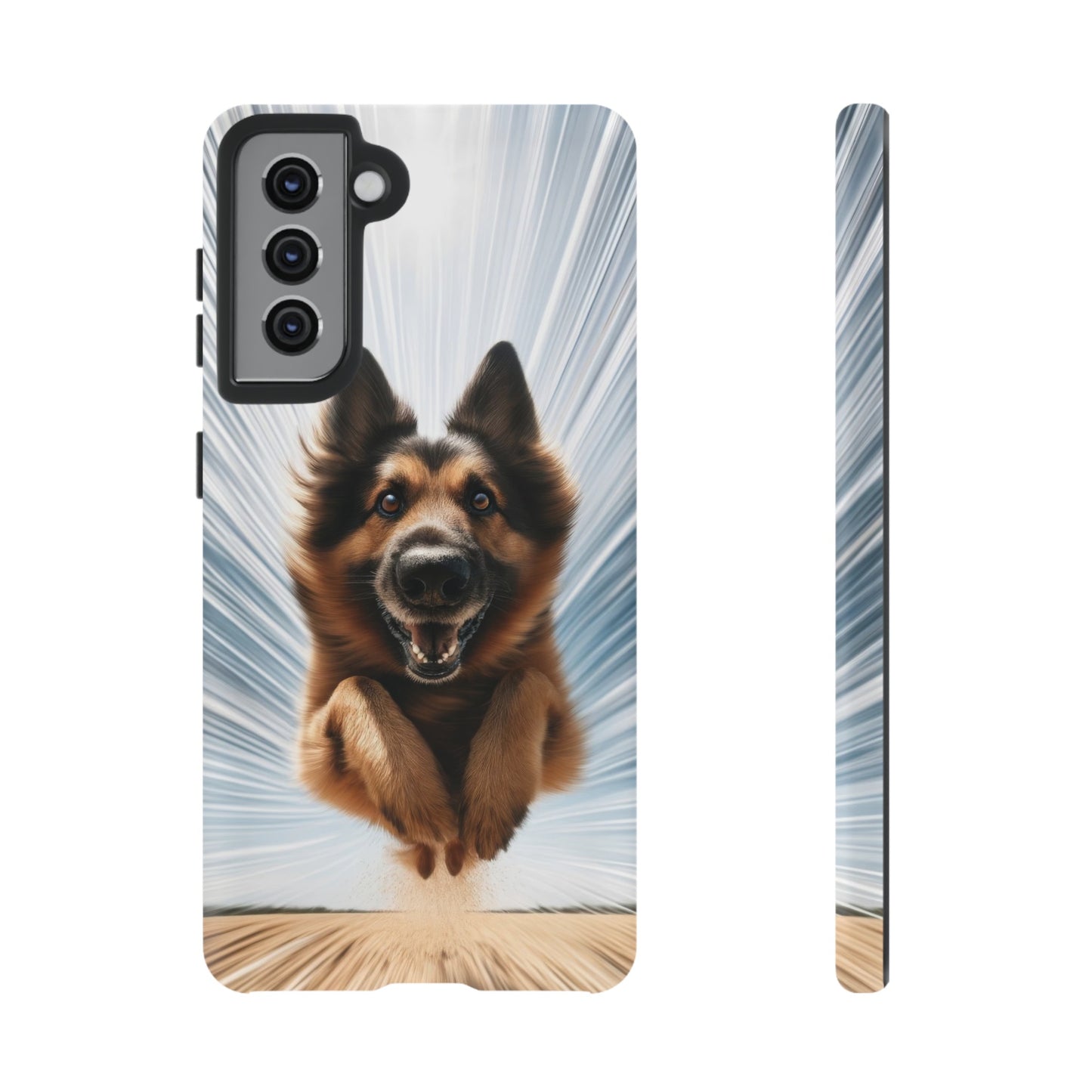 Motion blur German Shepherd Phone Case