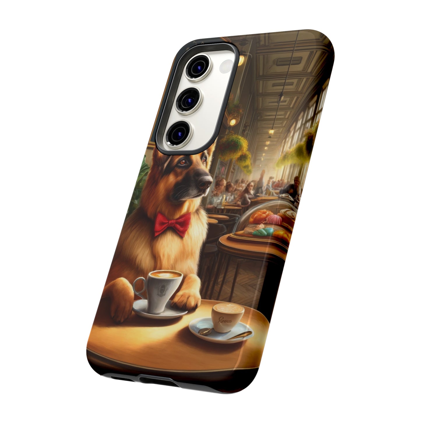 German Shepherd Drinking Phone Case