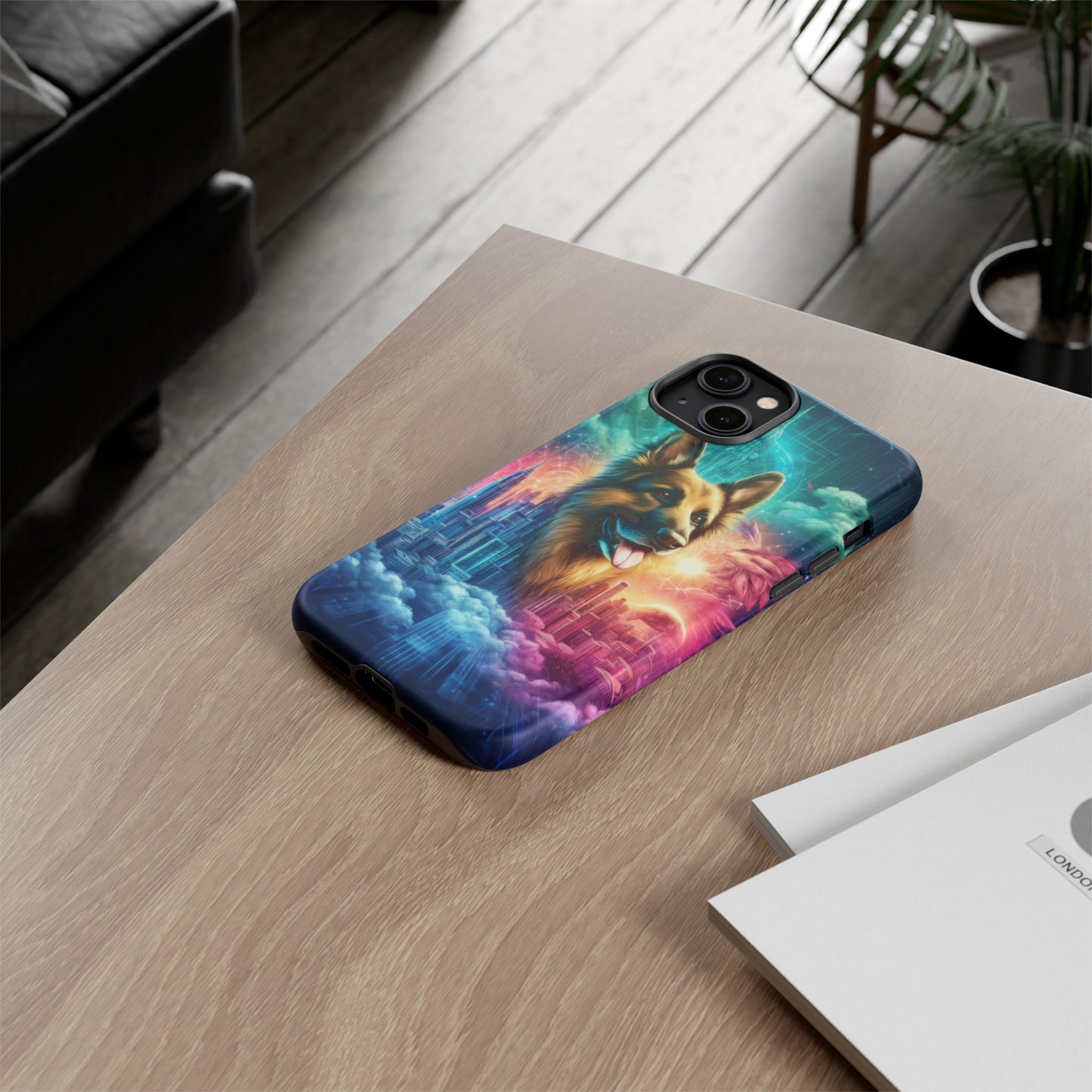 Dreamy fantasy German Shepherd Phone Case