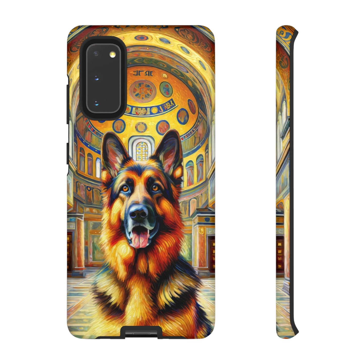 Neo-impressionist German Shepherd Phone Case