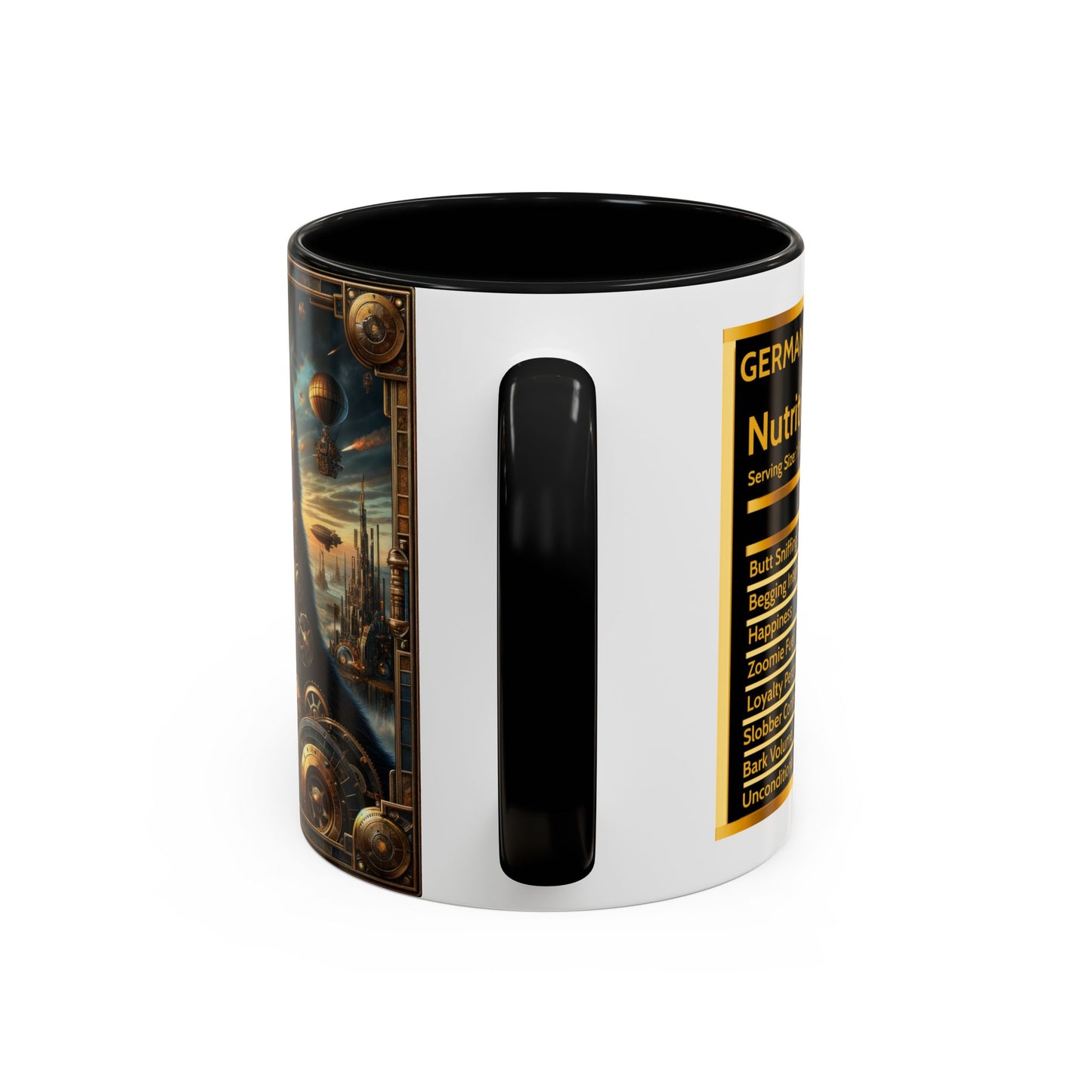 Steampunk Fantasy V2 German Shepherd Coffee Mug