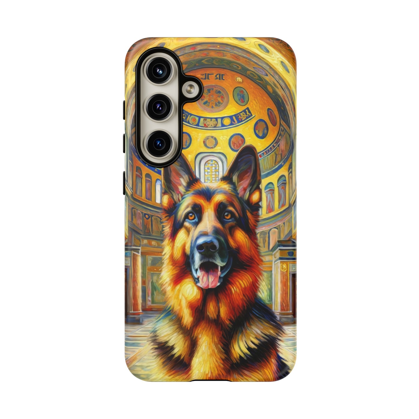 Neo-impressionist German Shepherd Phone Case