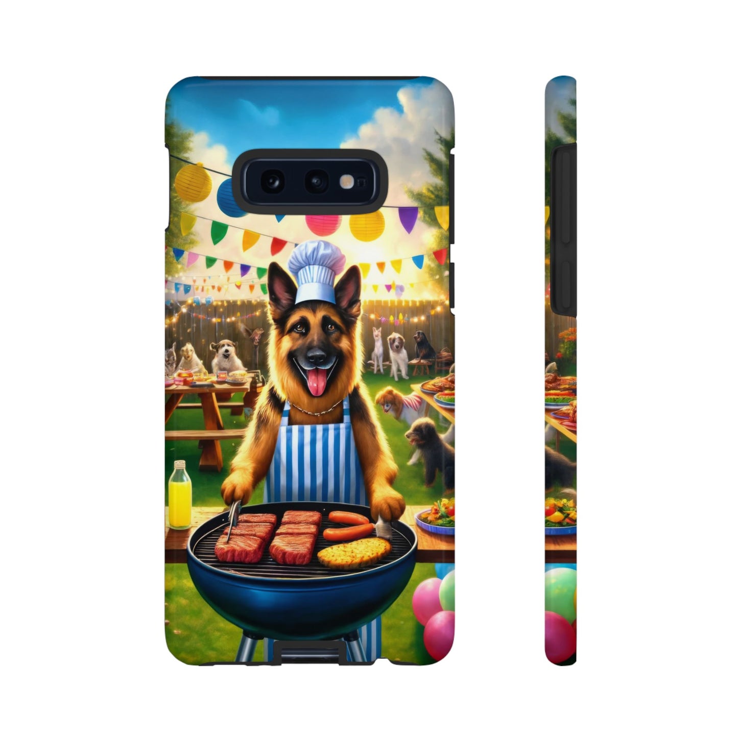 German Shepherd Barbecue Party Phone Case