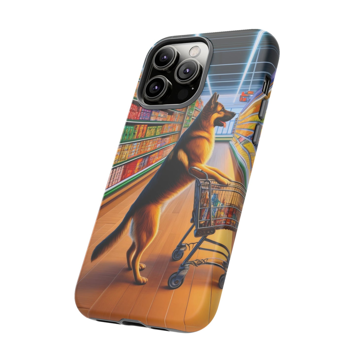 German Shepherd Shopping Phone Case