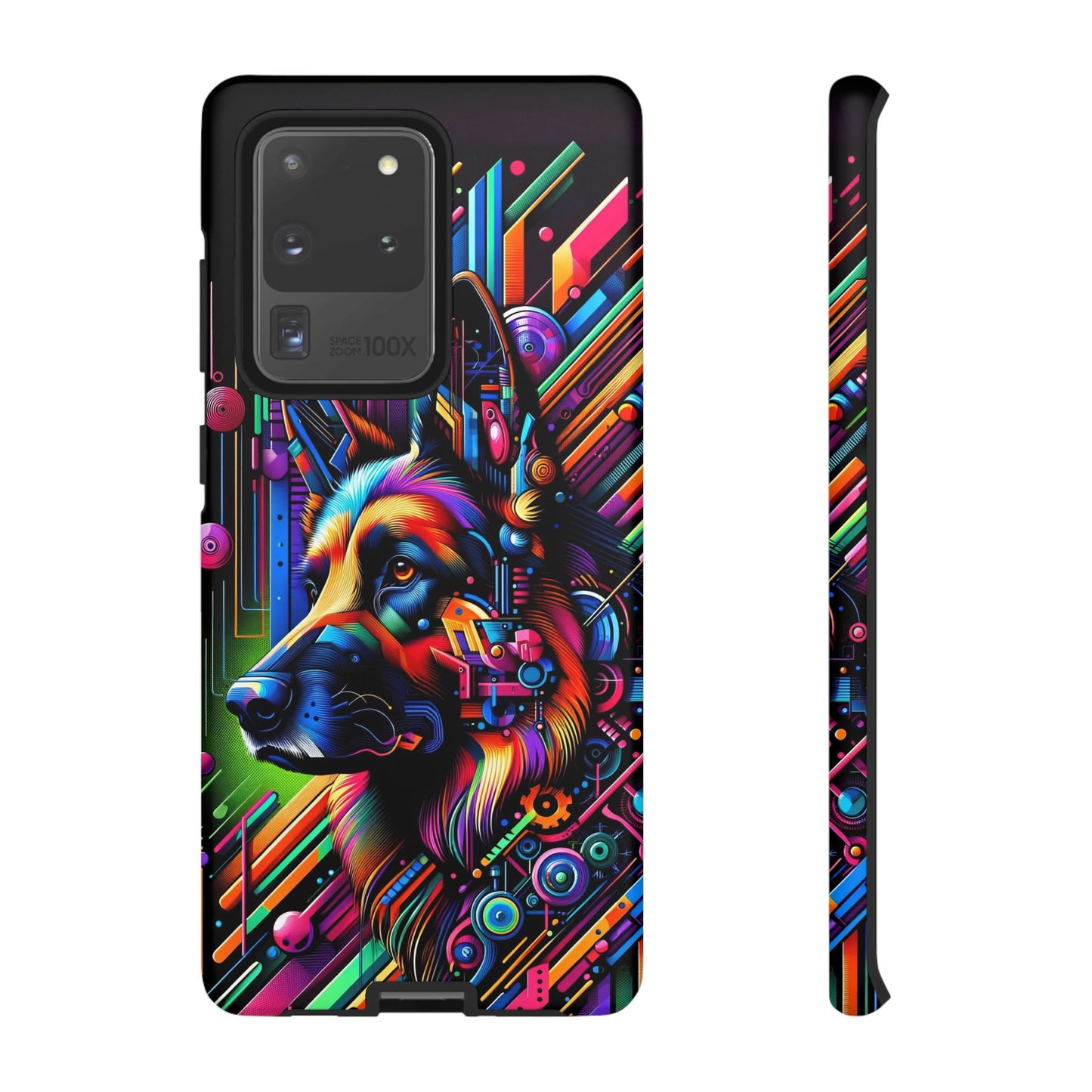 Constructivism and dadaism German Shepherd Phone Case