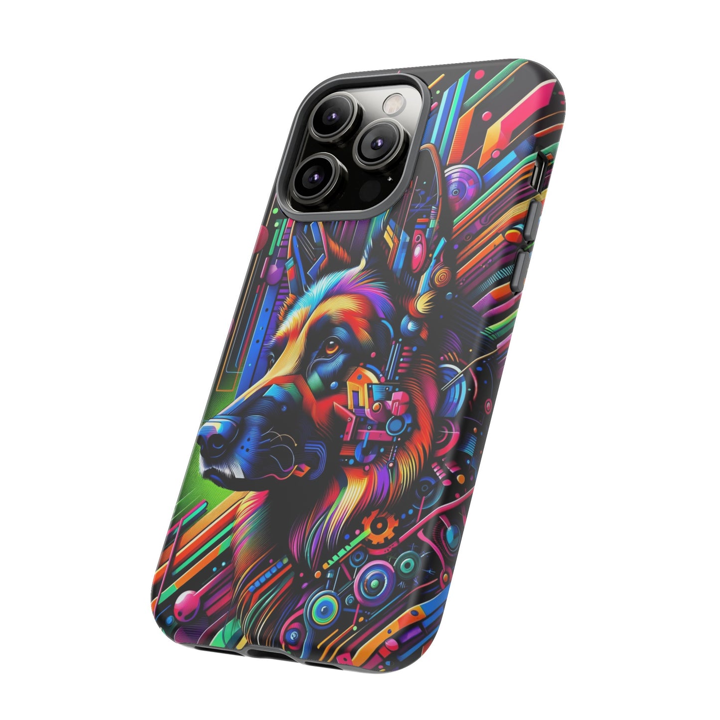 Constructivism and dadaism German Shepherd Phone Case