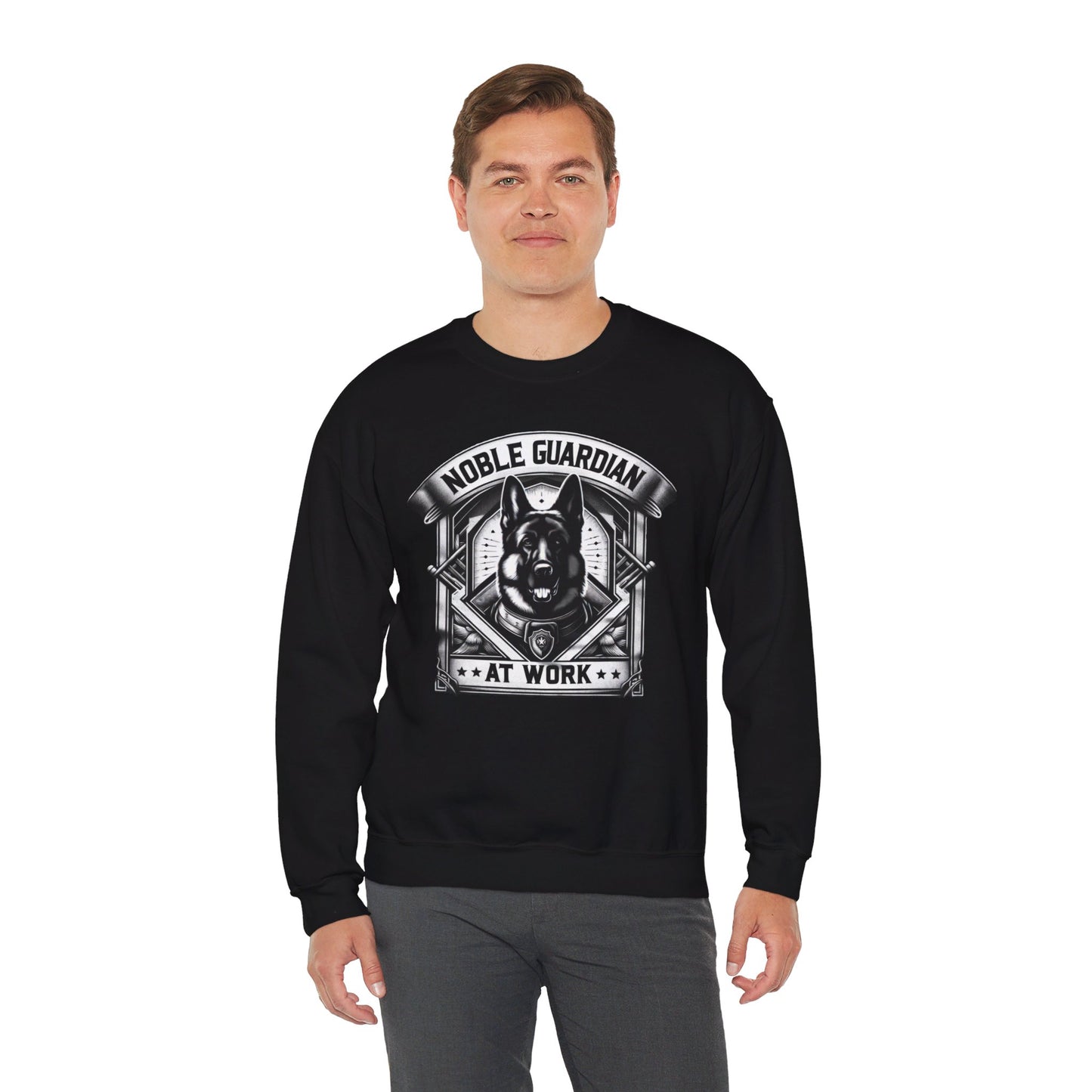 Noble Guardian At Work Sweatshirt (10 colors) (German Shepherd)