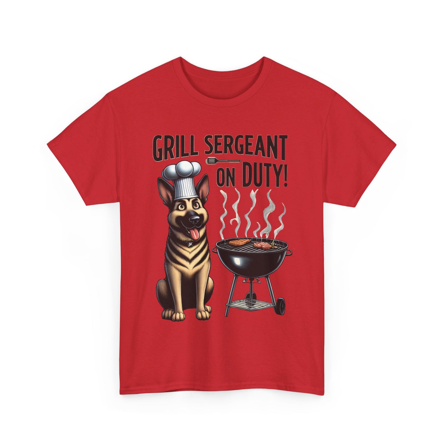 Grill Sergeant T-Shirt (13 colors) (German Shepherd)