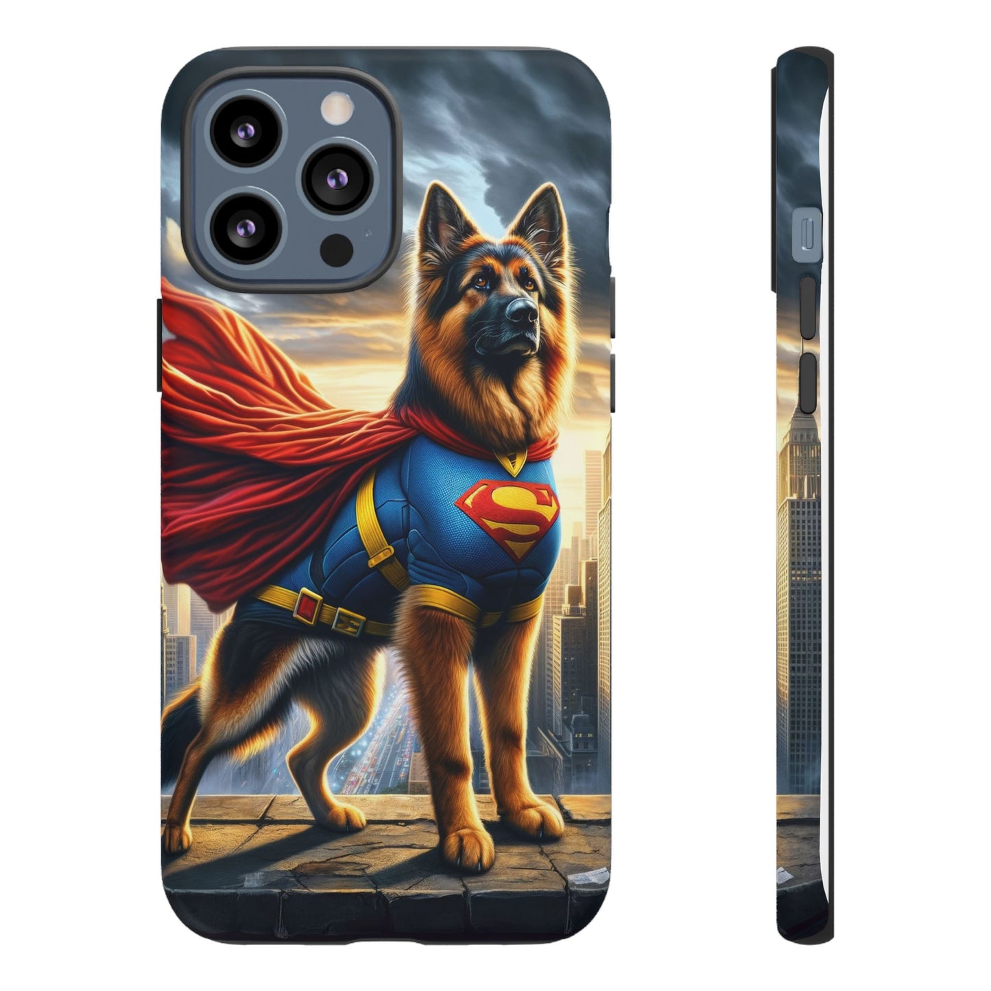 German Shepherd Superhero Phone Case