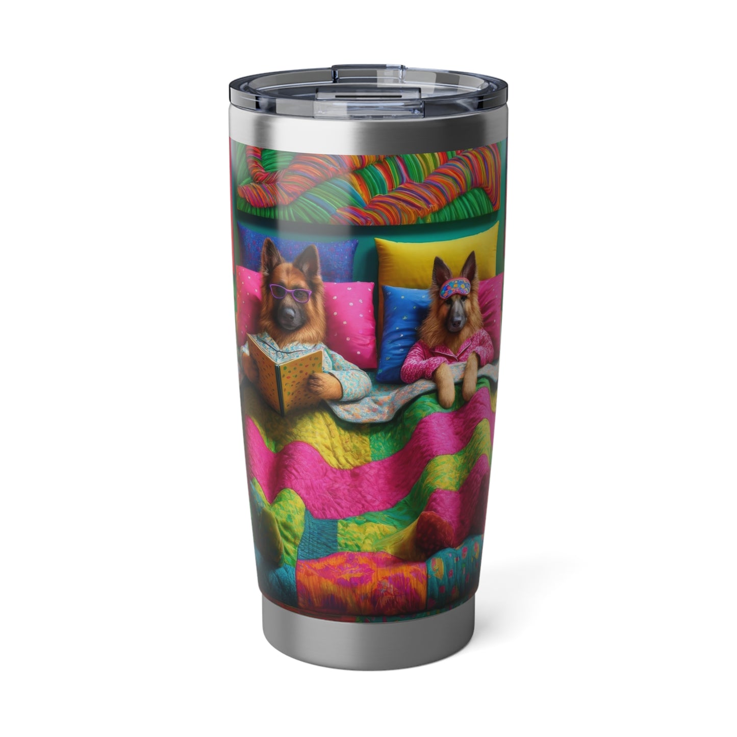 Sleeping German Shepherds 20oz Tumbler