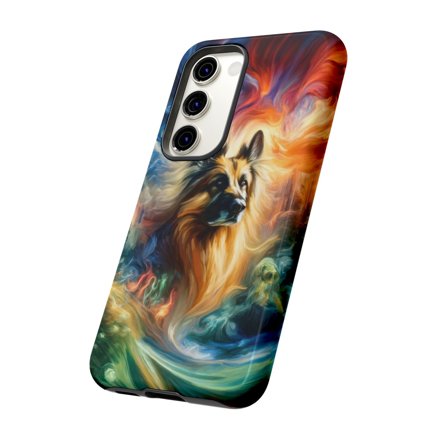 Expressionism and fantasy German Shepherd Phone Case