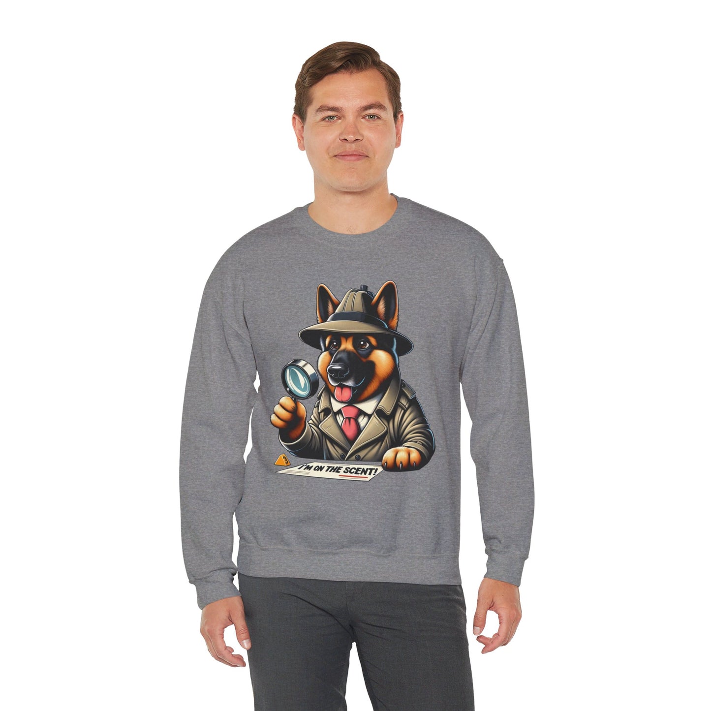 I'm on the Scent Sweatshirt (10 colors) (German Shepherd)