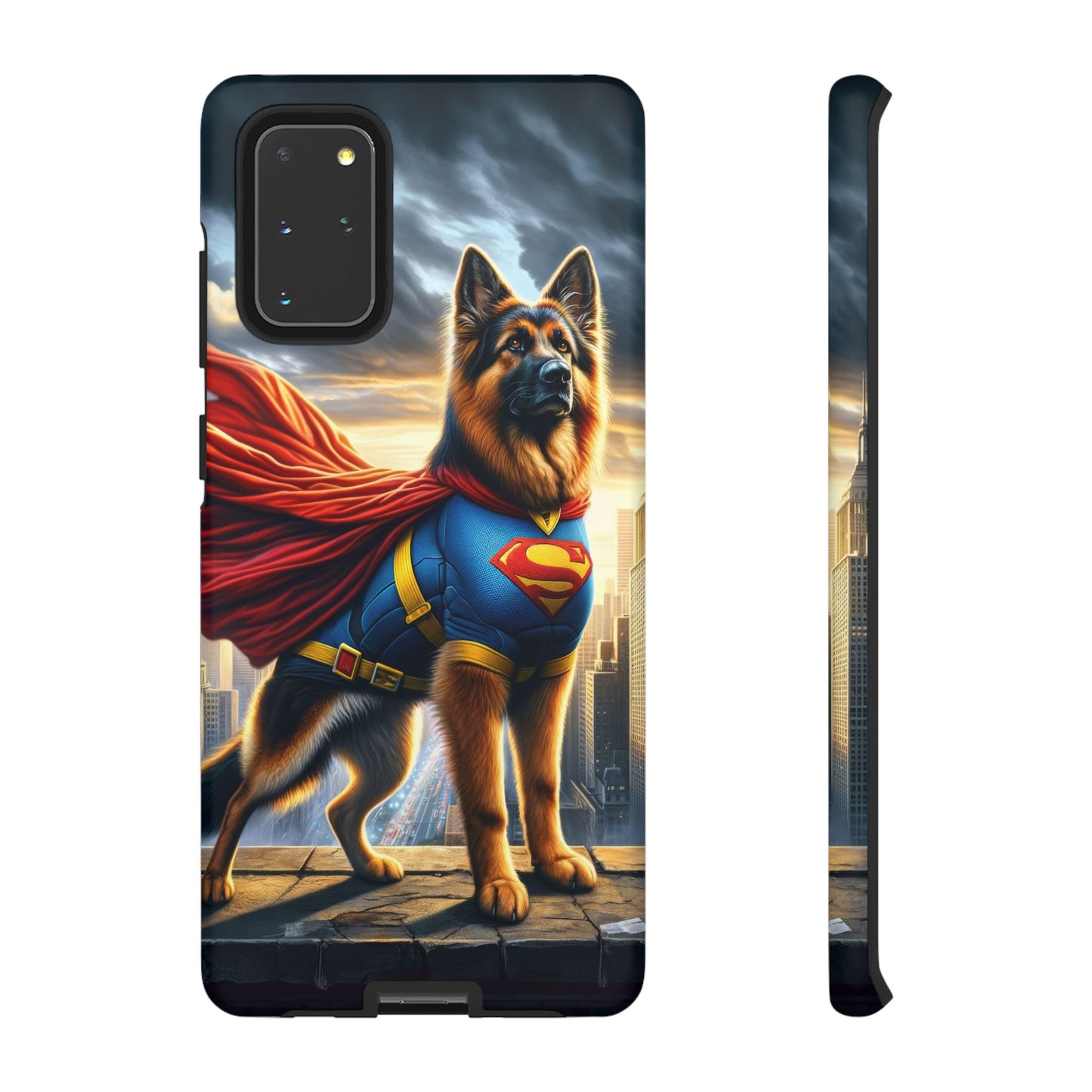 German Shepherd Superhero Phone Case