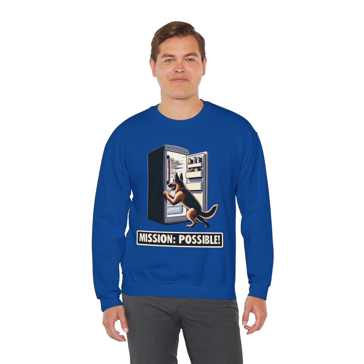 Mission Possible Sweatshirt (10 colors) (German Shepherd)