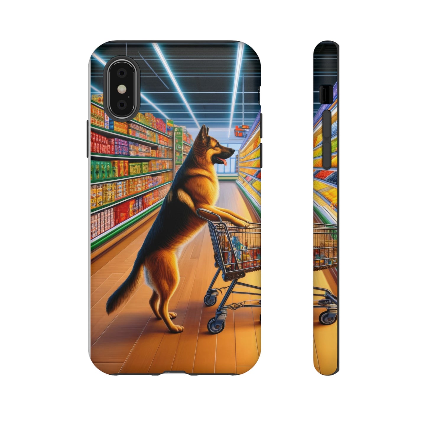 German Shepherd Shopping Phone Case