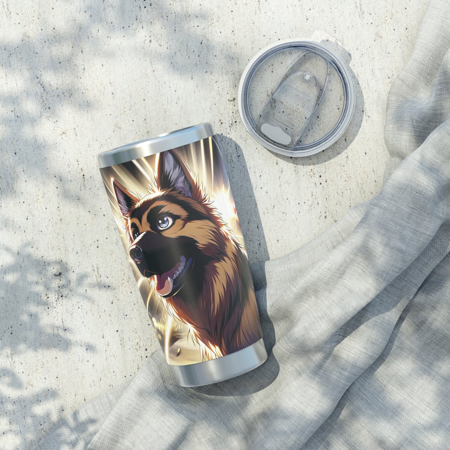 Anime German Shepherd 20oz Tumbler