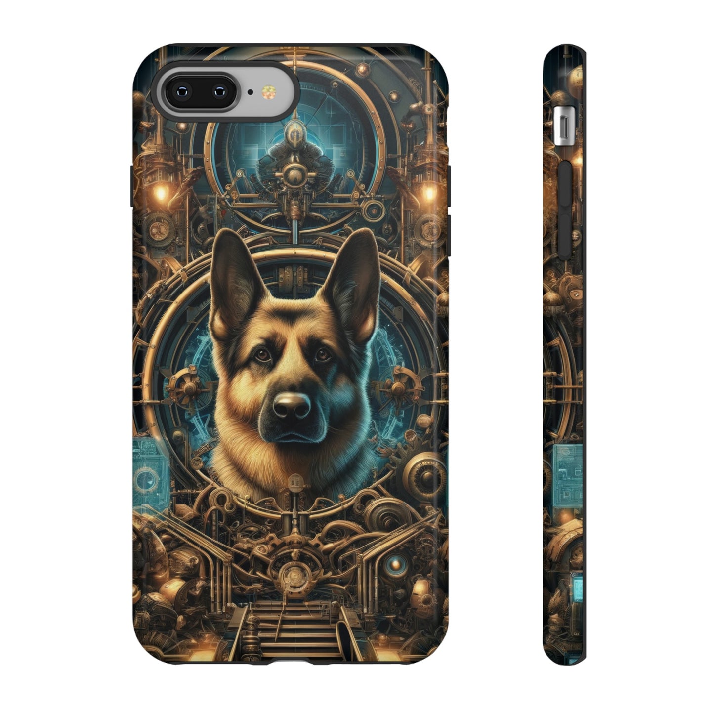 Steampunk Fantasy V2 German Shepherd Phone Case