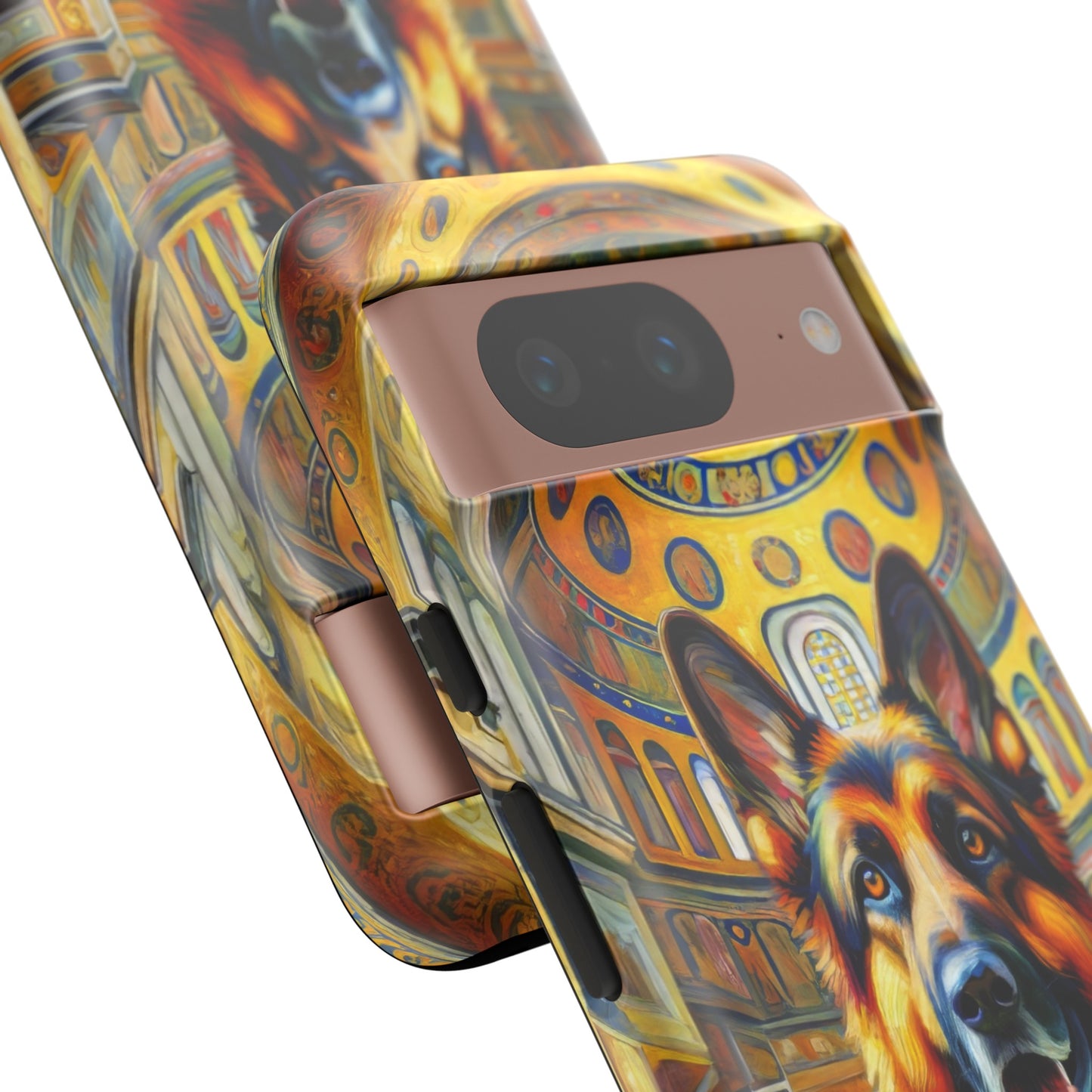 Neo-impressionist German Shepherd Phone Case