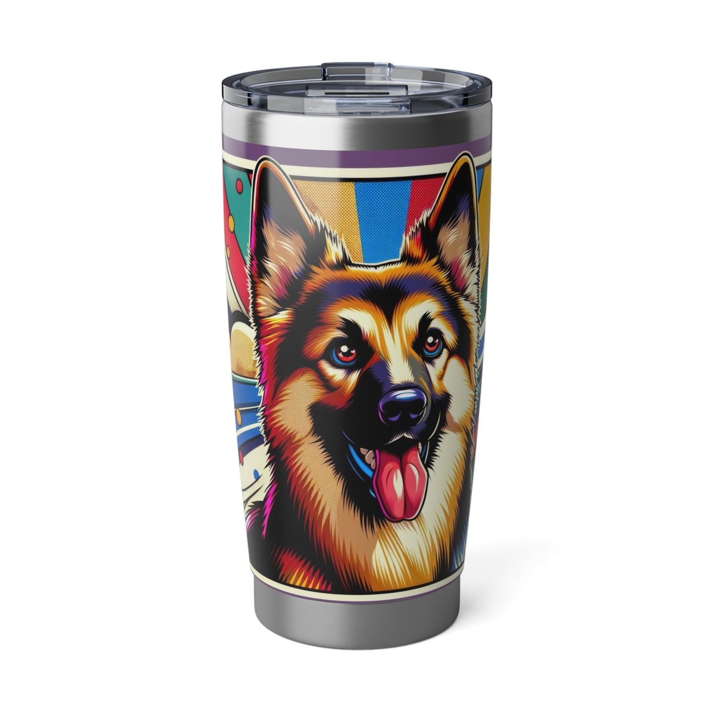 Anime style German Shepherd 20oz Tumbler