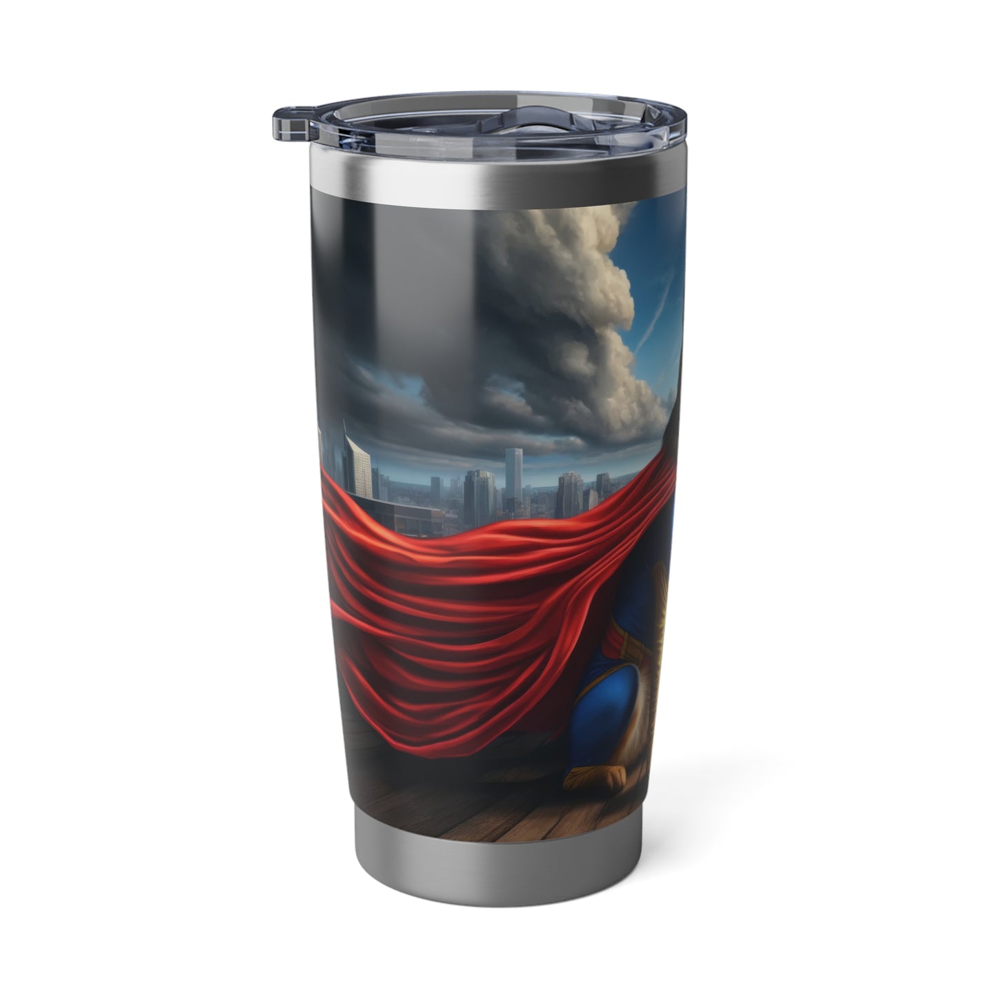 German Shepherd Superhero 20oz Tumbler