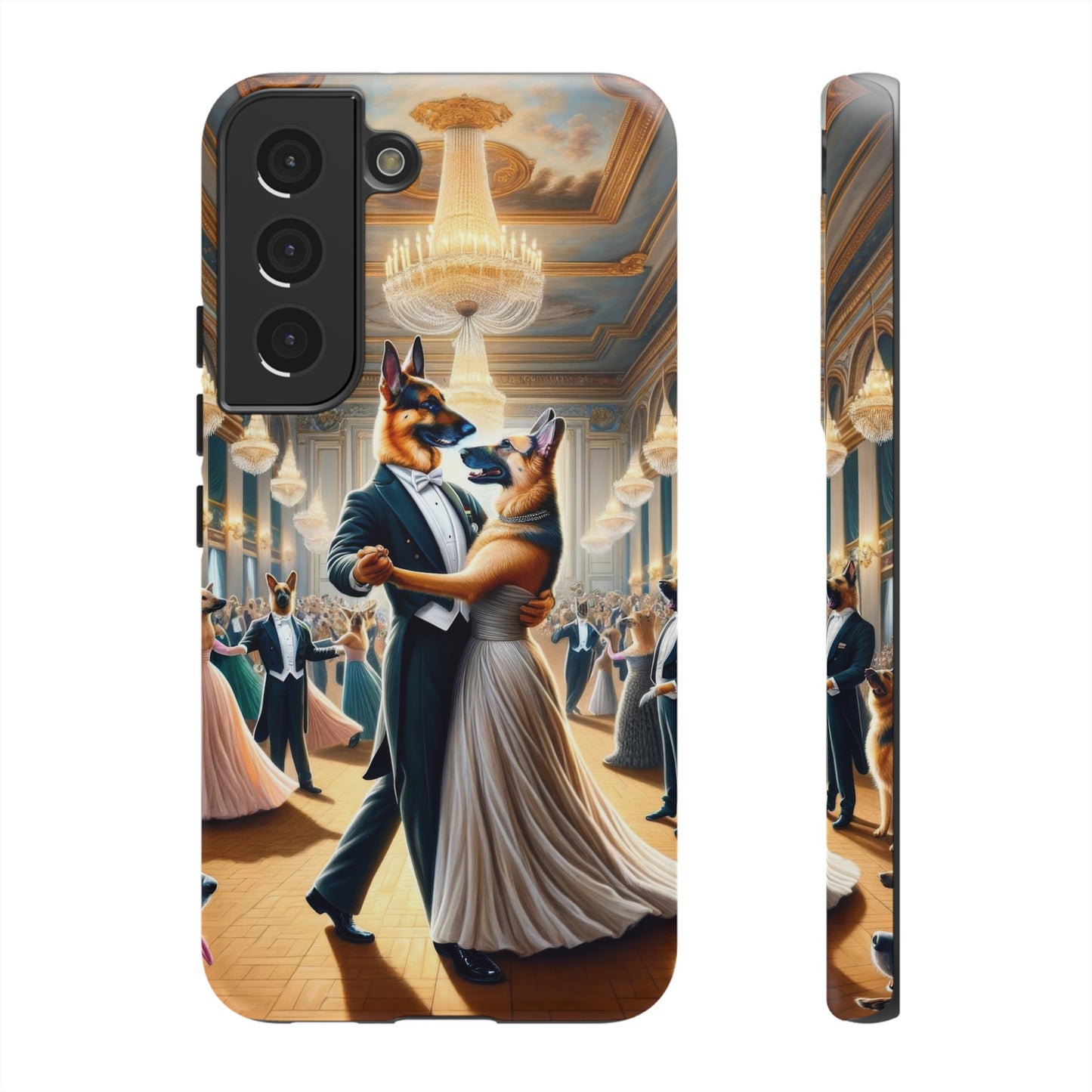 Dancing German Shepherds Tough Phone Case