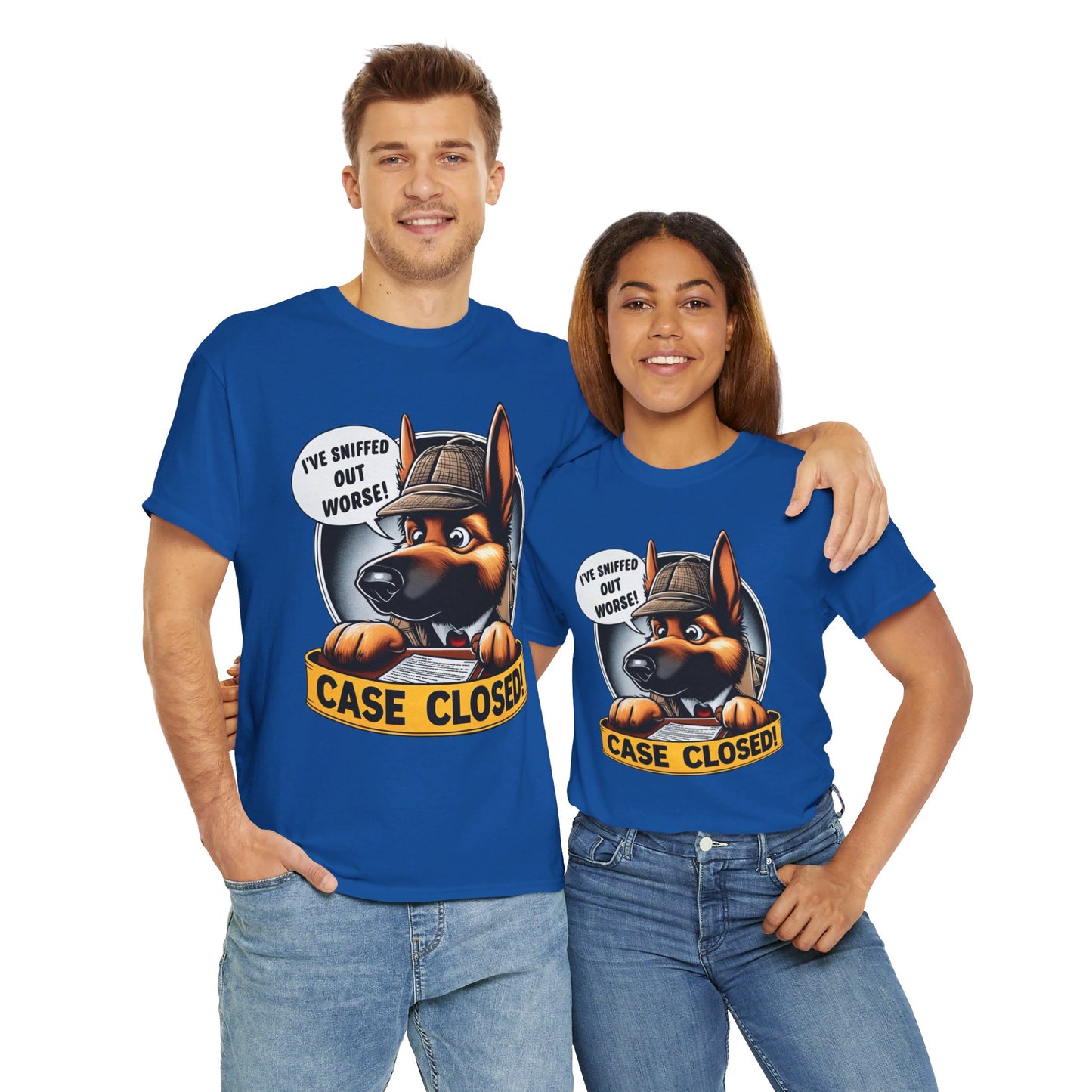 Case Closed T-Shirt (13 colors) (German Shepherd)