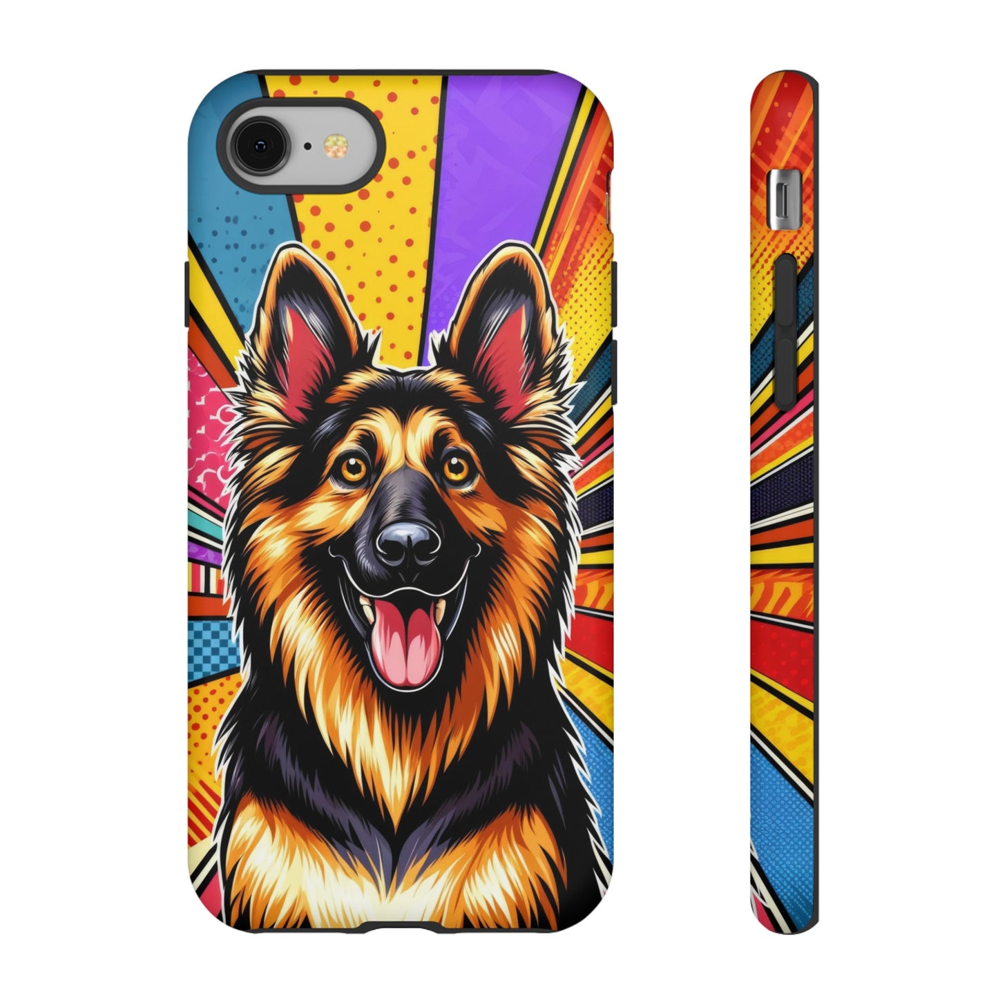 Anime style German Shepherd Phone Case