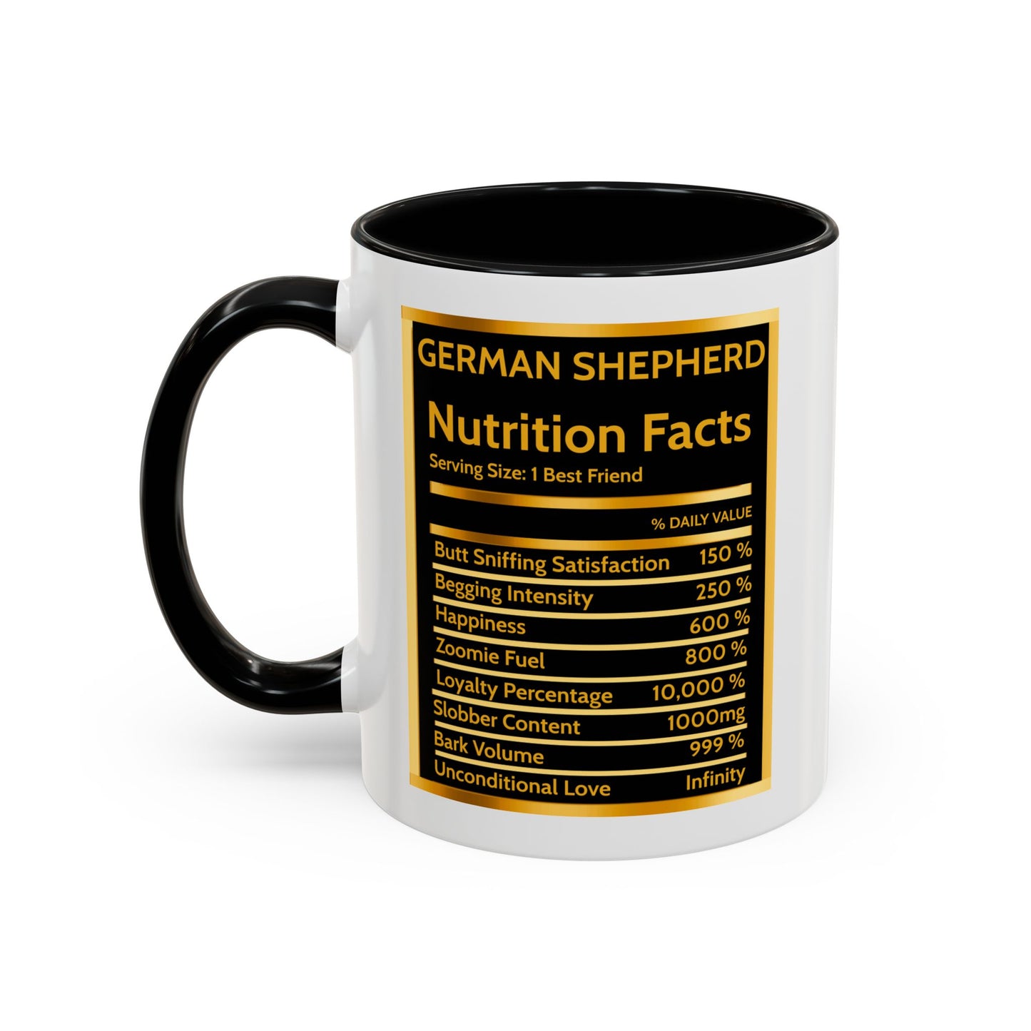 Scratchboard technique German Shepherd Coffee Mug