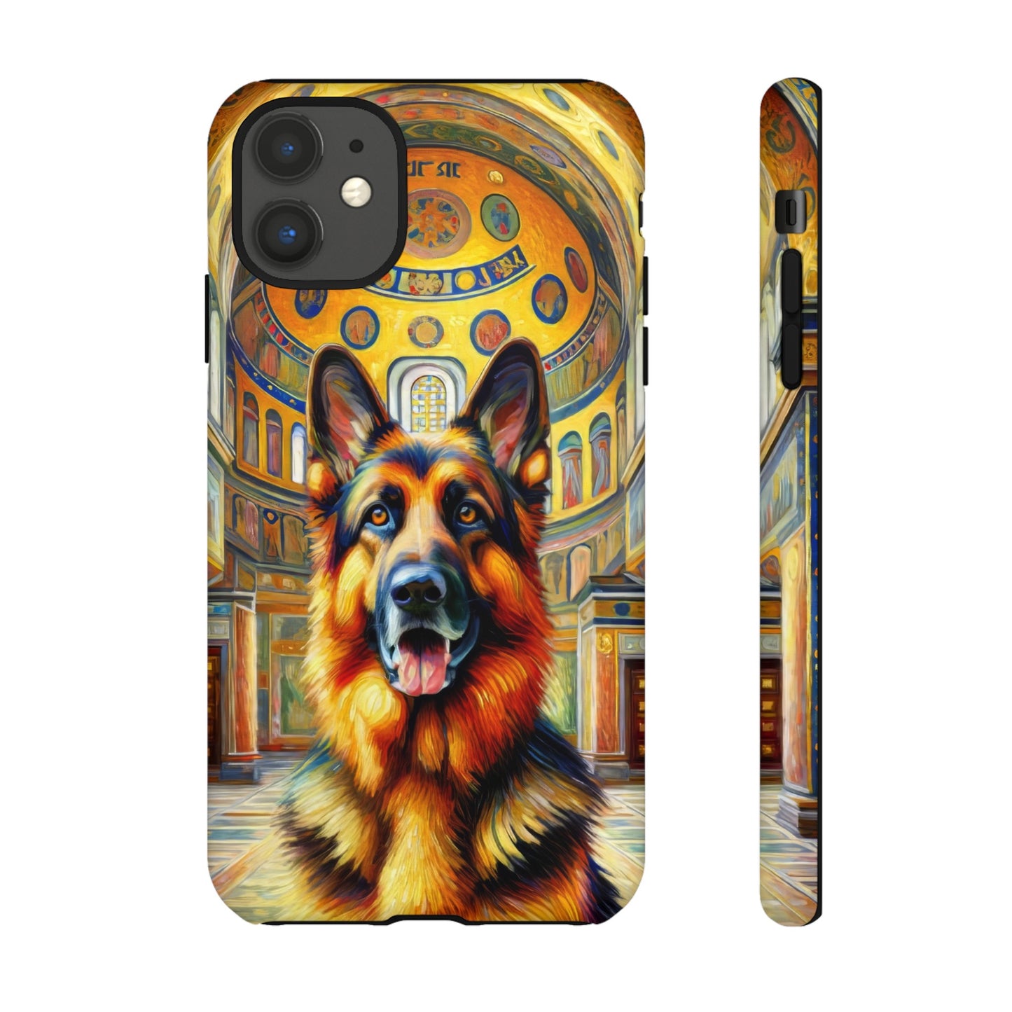 Neo-impressionist German Shepherd Phone Case