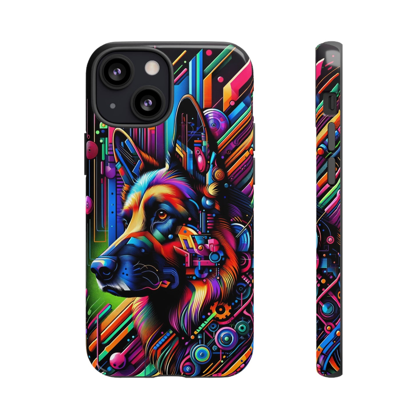 Constructivism and dadaism German Shepherd Phone Case