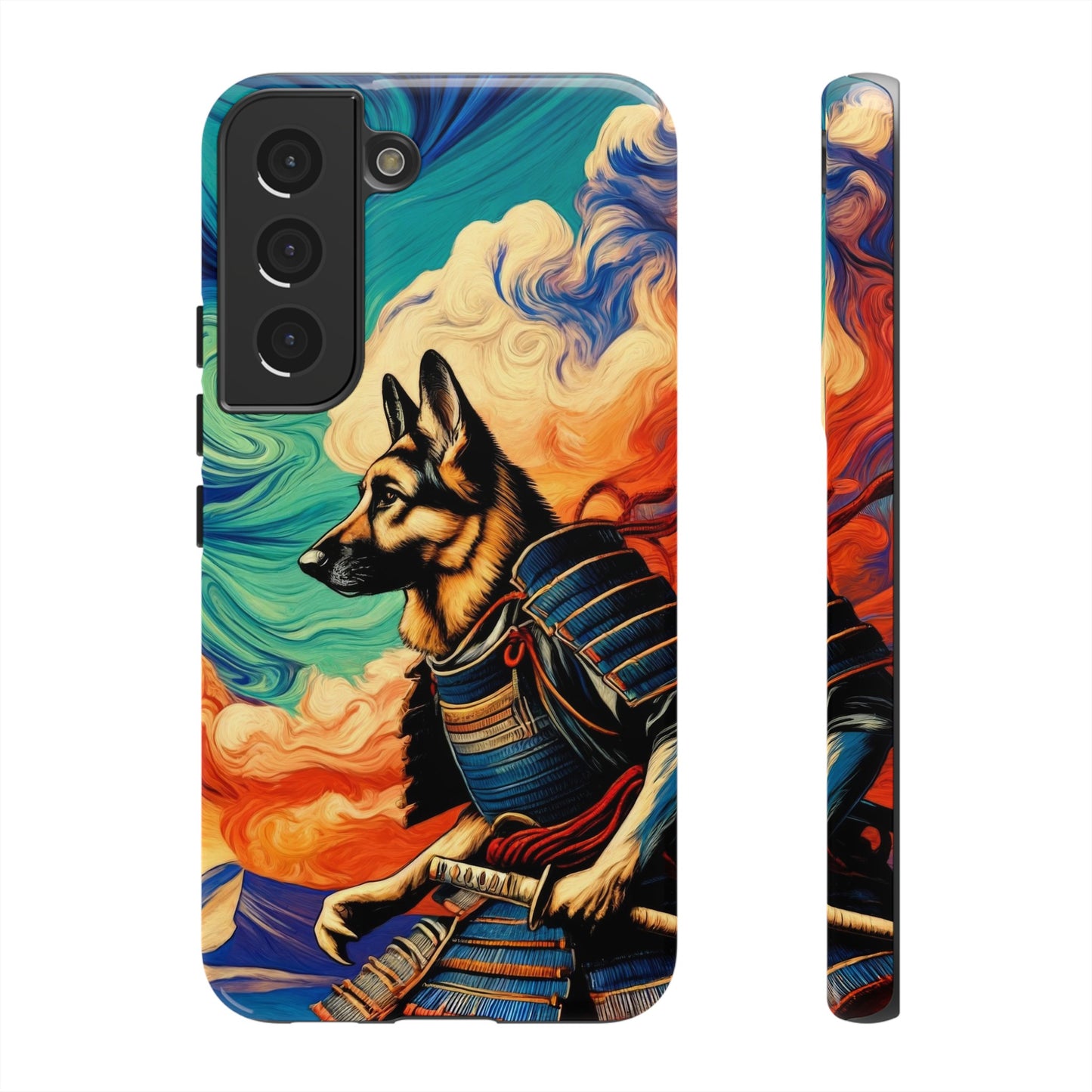 Samurai German Shepherd Phone Case