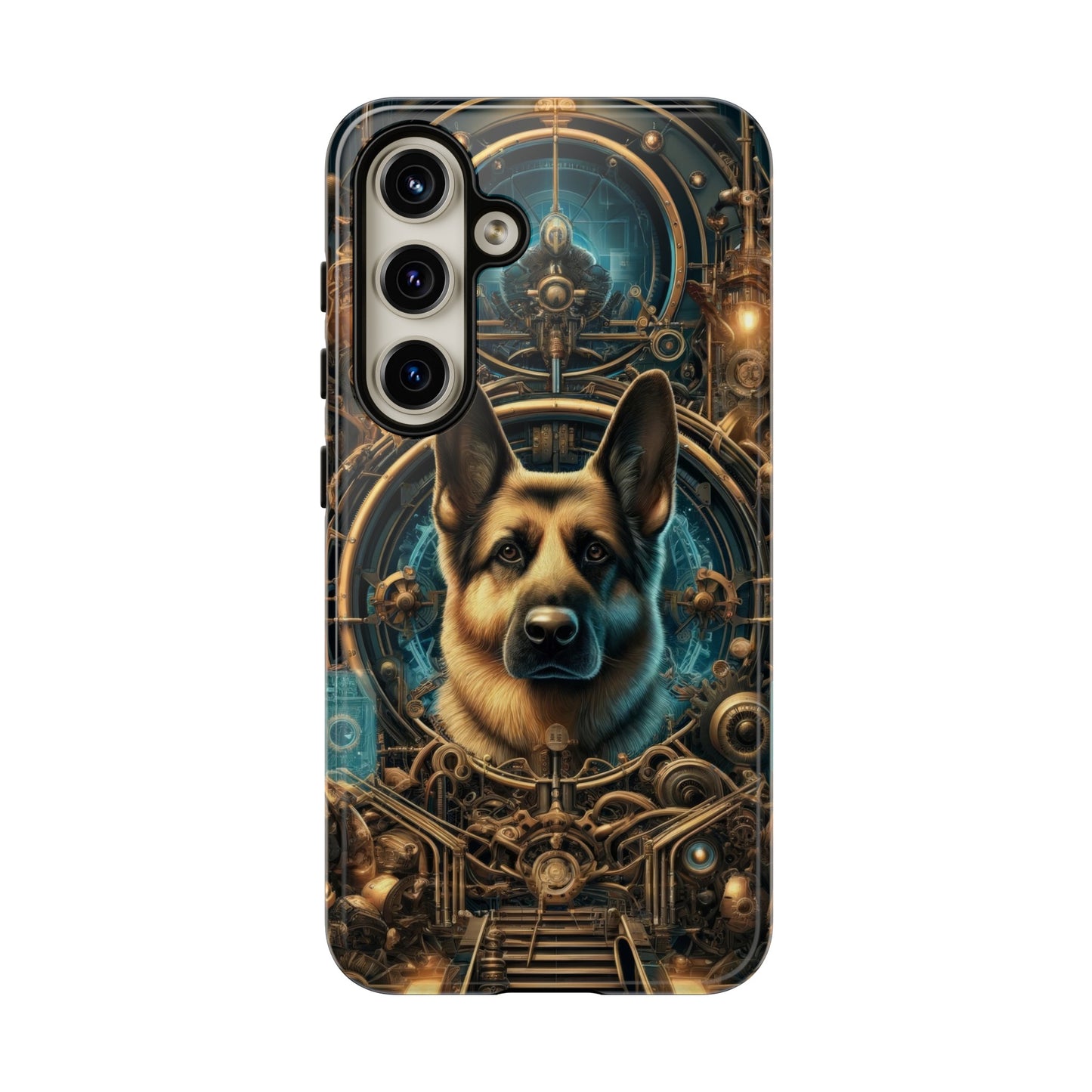 Steampunk Fantasy V2 German Shepherd Phone Case