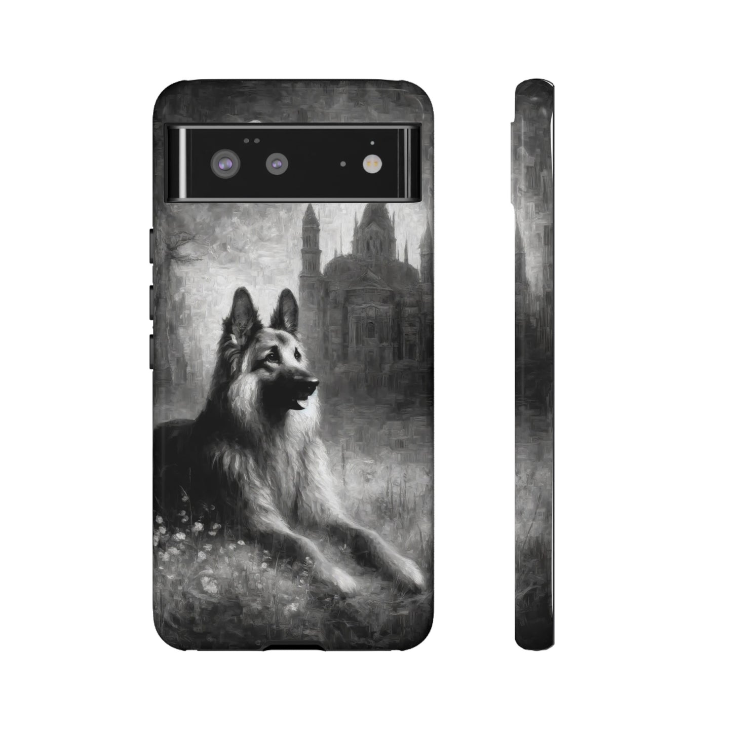 Neo-impressionism German Shepherd Phone Case