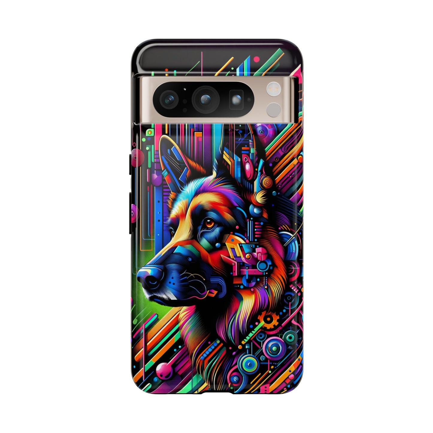 Constructivism and dadaism German Shepherd Phone Case