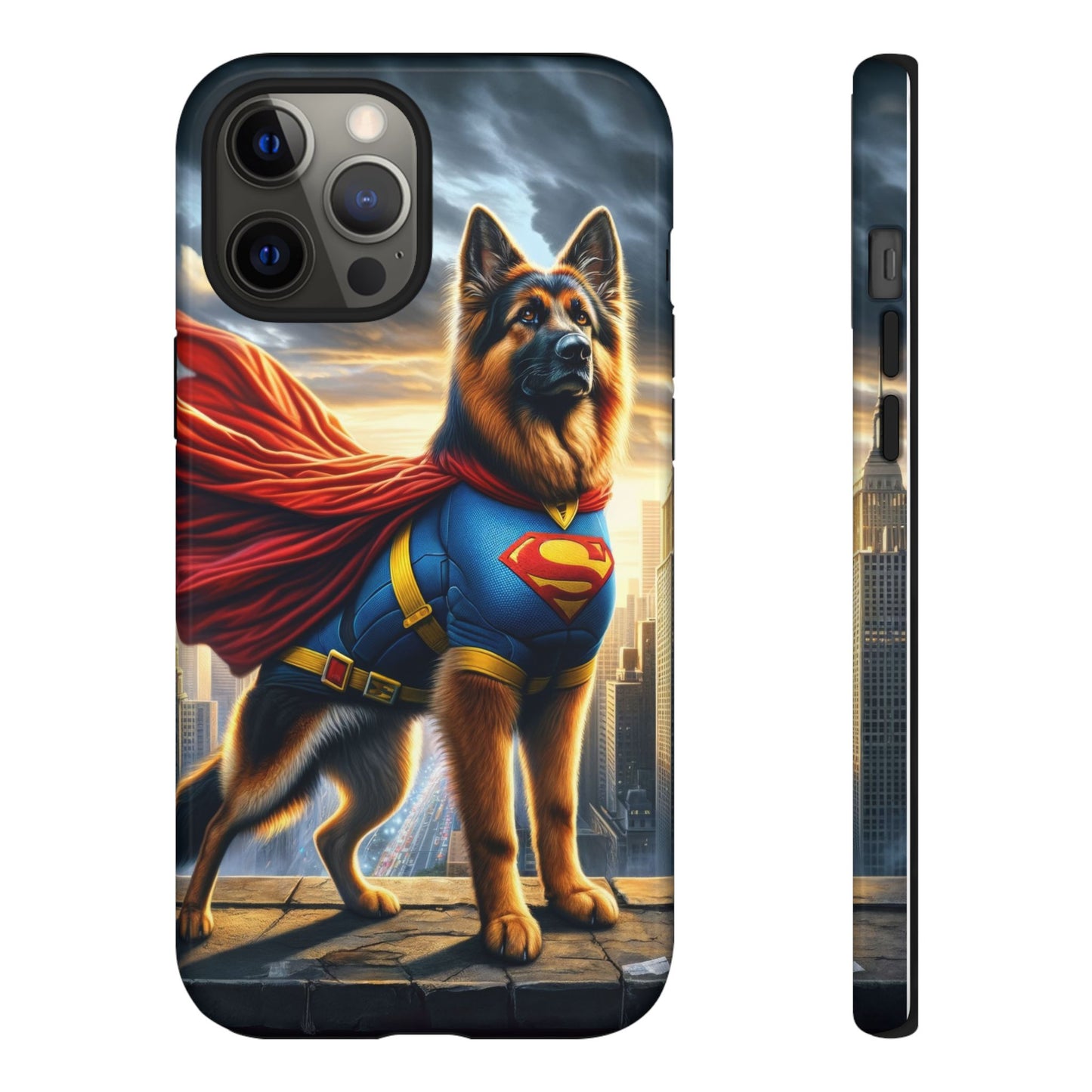 German Shepherd Superhero Phone Case